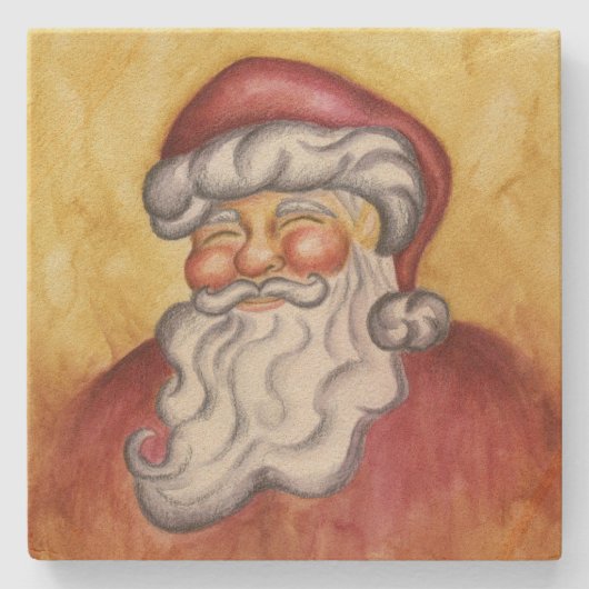 Santa Stone Untersetzer (Vorderseite)