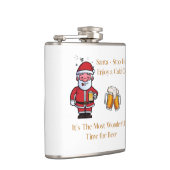 Santa - Stopp Here Enjoy a Cold on a Flachmann (Rechts)