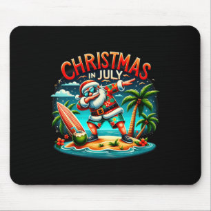 Santa Strand Lustiger Weihnachten im Juli Santa So Mousepad