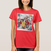 Santa Strike Frauen rotes T-Shirt (Vorderseite)