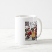 Santa Strike links Tasse (VorderseiteRechts)