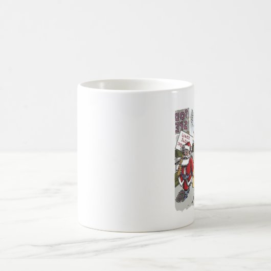 Santa Strike links Tasse (Mittel)