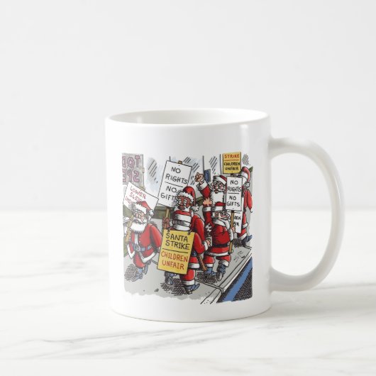 Santa Strike links Tasse (Rechts)