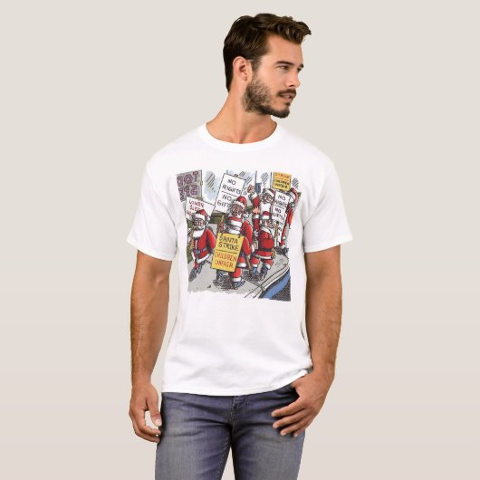 Santa Strike men white T-shirt (Vorne ganz)