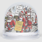 Santa Strike snow globe Schneekugeln (Vorderseite)