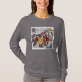 Santa Strike women vivid gray long sleeve T-shirt (Vorderseite)