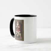 Santa Stuffing Strumpf mit Nutcracker Tasse (Vorderseite Links)