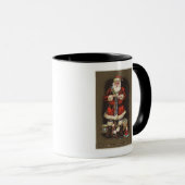 Santa Stuffing Strumpf mit Nutcracker Tasse (VorderseiteRechts)