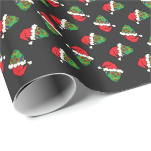 Santa Sugar Skull Geschenkpapier