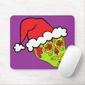 Santa Sugar Skull Mousepad (Mit Mouse)