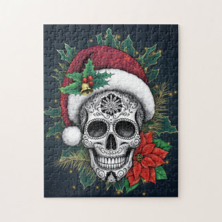 Santa Sugar Skull Puzzle