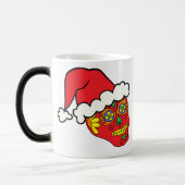 Santa Sugar Skull Verwandlungstasse (Links)