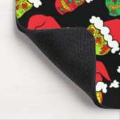 Santa Sugar Skulls Mousepad (Ecke)