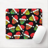 Santa Sugar Skulls Mousepad (Mit Mouse)