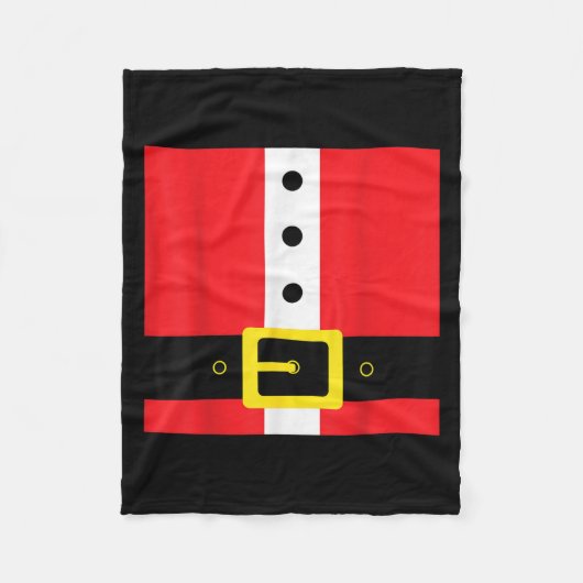 Santa Suit Christmas Funny Cute Fleecedecke (Vorderseite)
