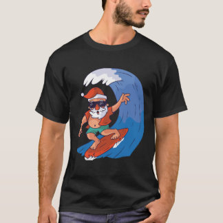 Santa Surfing T-Shirt