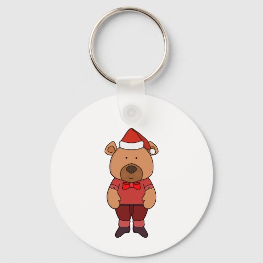 Santa Süßbär Schlüsselanhänger (Vorderseite)