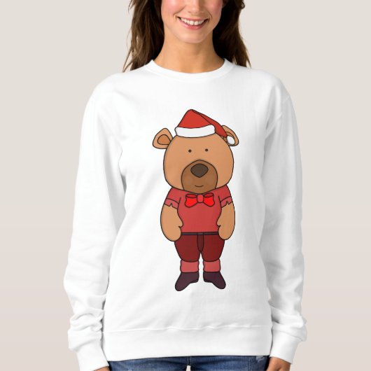 Santa Süßbär Sweatshirt (Vorderseite)