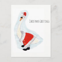 Santa Swan: Weihnachtsgrüße