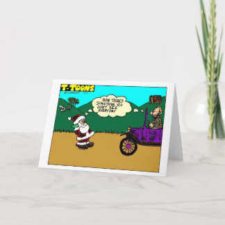 Santa T Feiertagskarte