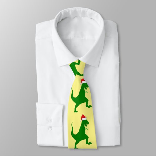 Santa T-Rex Krawatte (Gebunden)