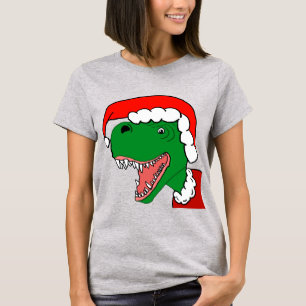 Santa T-Rex-Shirt T-Shirt