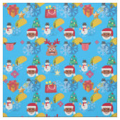 Santa-Taco-Weihnachtsstoff Stoff (Muster)