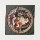 Santa Tapestry Wandteppich (Vorderseite (Horizontal))