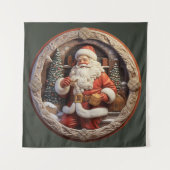 Santa Tapestry Wandteppich (Vorderseite)