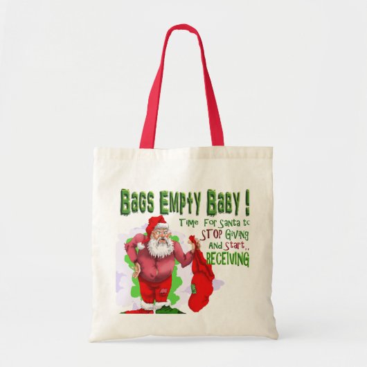 Santa-Taschen leer Totbeutel Tragetasche (Vorne)