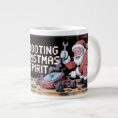 Santa Tech Support Jumbo-Tasse (Vorderseite Rechts)