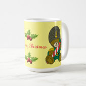 Santa Teddy Bear Weihnachtsmann Art Kaffeetasse (VorderseiteRechts)