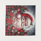 Santa-Teppich Wandteppich (Vorderseite (Horizontal))