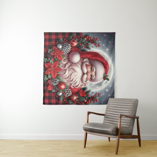 Santa-Teppich Wandteppich (Beispiel (Horizontal))