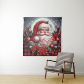 Santa-Teppich Wandteppich (Beispiel)