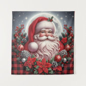 Santa-Teppich Wandteppich (Vorderseite)