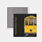 Santa Teresa Straßenbahn Magnet (Vorderseite/Rückseite)