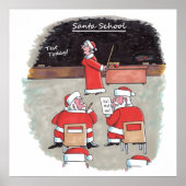Santa Test matte Poster (Vorne)