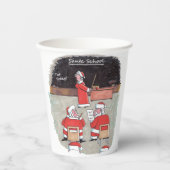 Santa-Test-Papierbecher Pappbecher (Vorderseite)