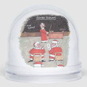 Santa Test snow globe Schneekugeln (Vorderseite)