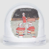 Santa Test snow globe Schneekugeln (Rückseite)
