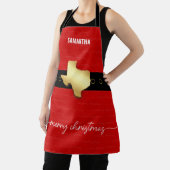 Santa Texas Belt Buckle Weihnachten Schürze (InSitu)