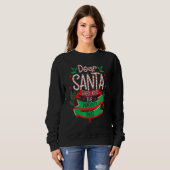 Santa They Are the Naughty Ones Sweatshirt (Vorne ganz)
