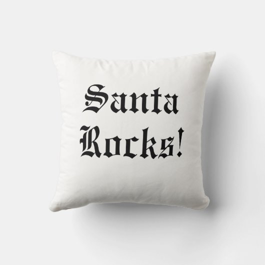 Santa Throw Kissen! Kissen (Rückseite)