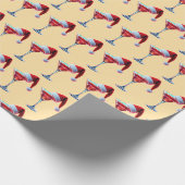 Santa-Tini Geschenkpapier (Ecke)