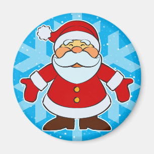 Santa Toon Magnet