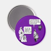 SANTA TOUCH MY JUNK TSA MAGNET (Vorderseite/Rückseite)