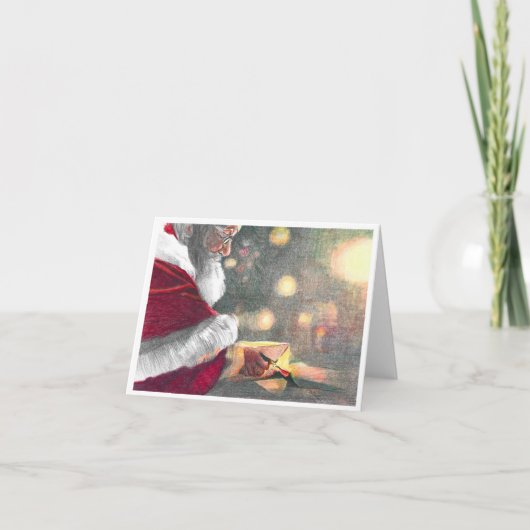 Santa Touch, Weihnachtskarte (Vorderseite)