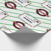 Santa Toy Factory Sonderlieferung für Kinder Geschenkpapier (Ecke)