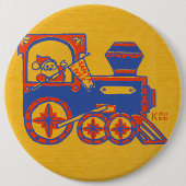 Santa Train Button (Vorderseite)